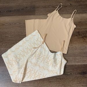 Commmando womens lot of 2 Classic slip dress shapewear M/L